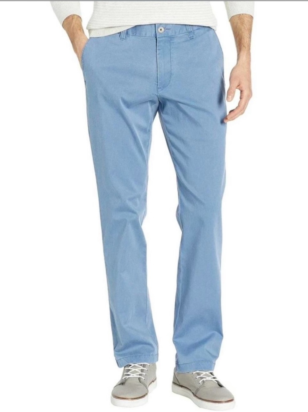NWT Men's Tommy Bahama Boracay flat front chinos in port side blue